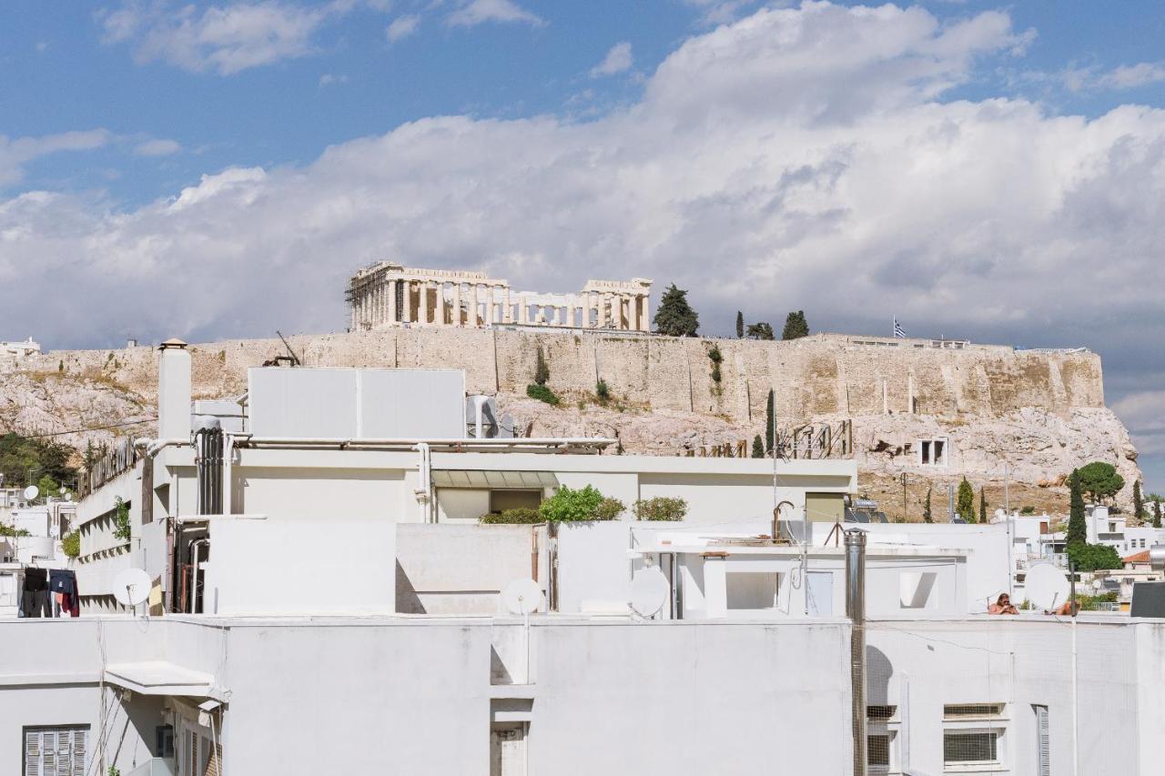 Minimal Apartment On The Shadow Of The Acropolis Atena Exterior foto